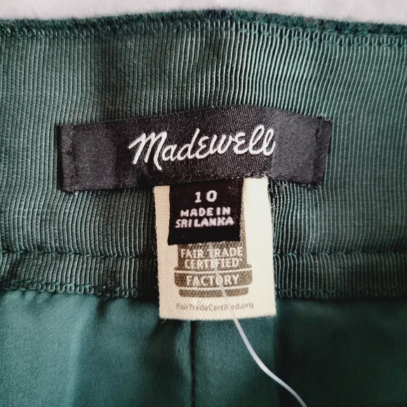 Green Plaid Button-Up Skirt - Picture 6 of 12